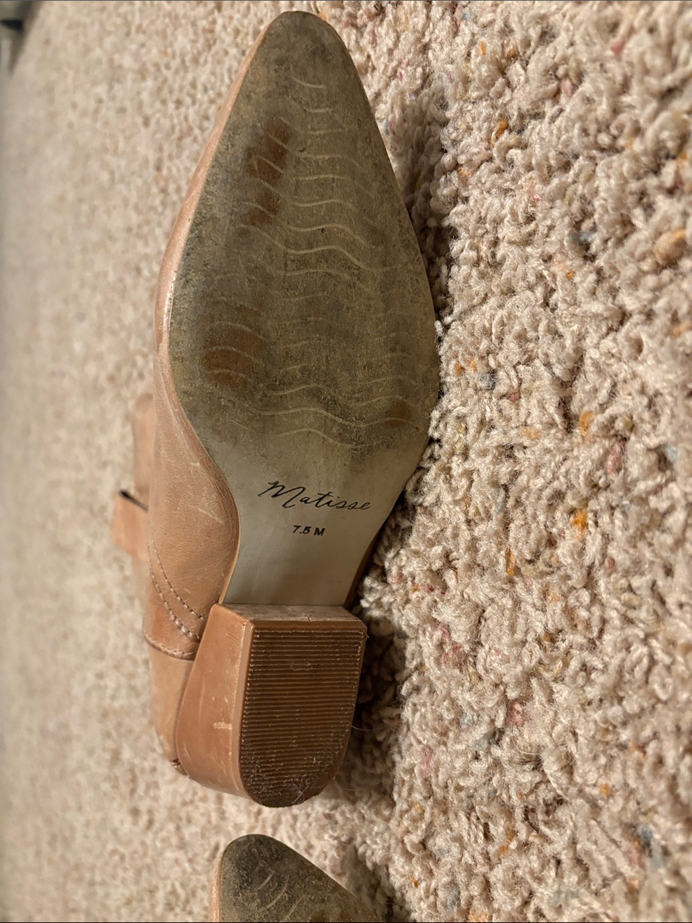 Matisse Tan Western Ankle Booties - Picture 13 of 15